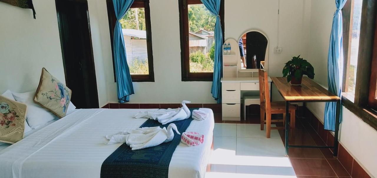 Villa Mekong Guesthouse Muang Pakbèng Rom bilde